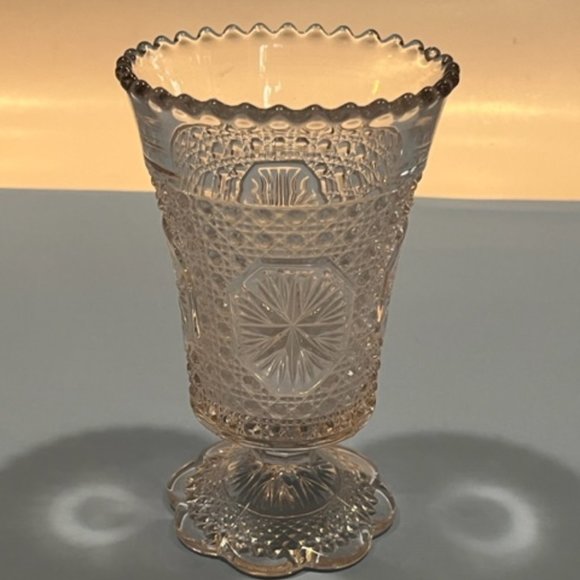 Medallion Glass Vase